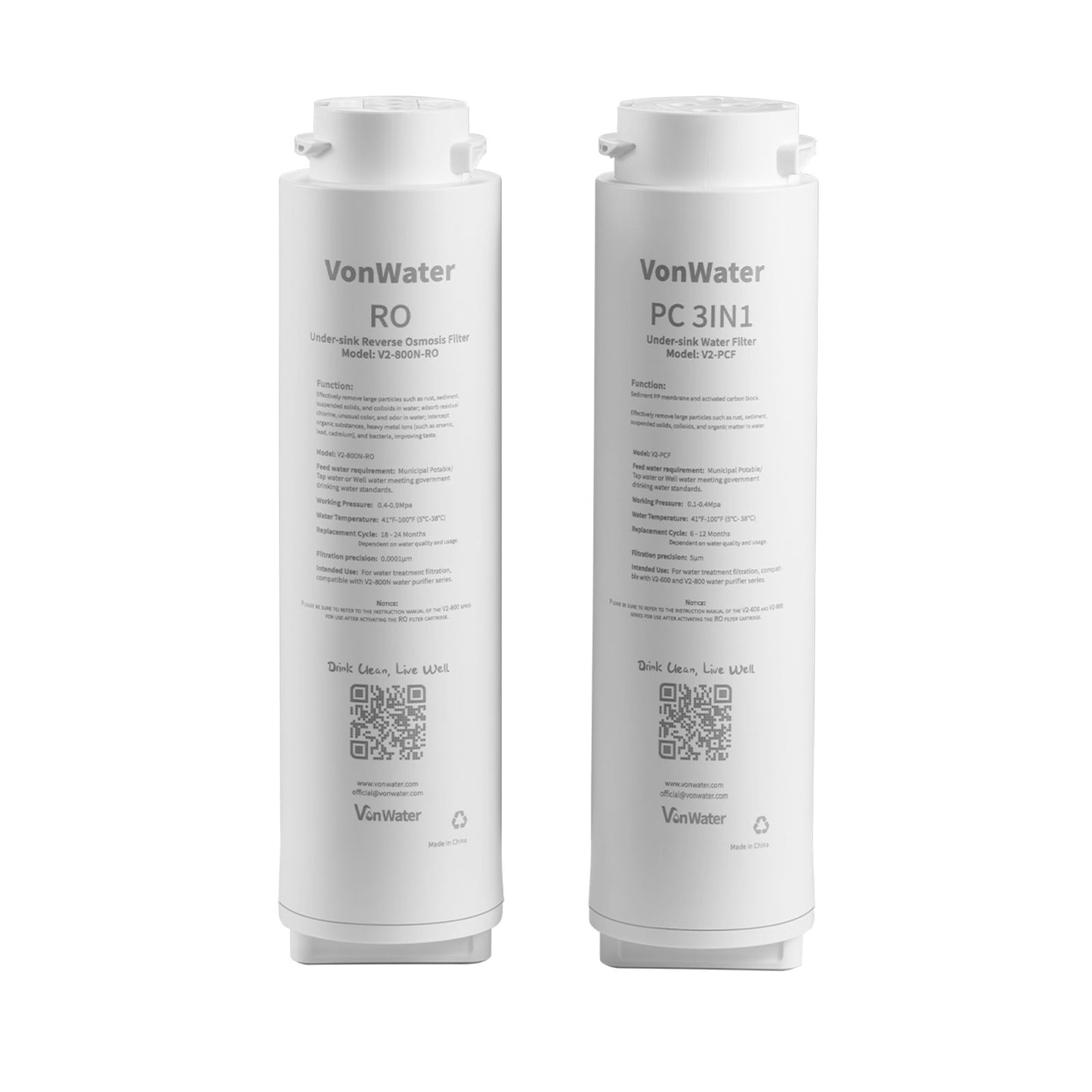 Replacement Filter For V2-800N | VonWater Filter Cartridge