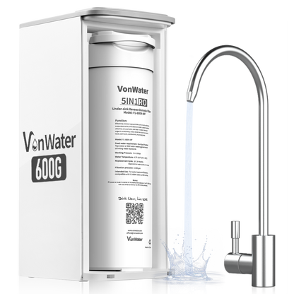 600GPD Under Sink Reverse Osmosis Water System With Faucet | V1-600N