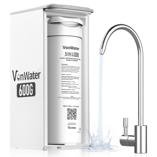 600GPD Under Sink Reverse Osmosis Water System With Faucet | V1-600N